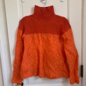 Bright Orange Majestic Filatures Sweater